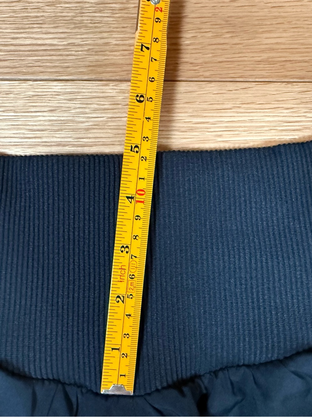 JoyLab High Rise Ribbed Waist Running Shorts Black XS - Picture 9 of 10